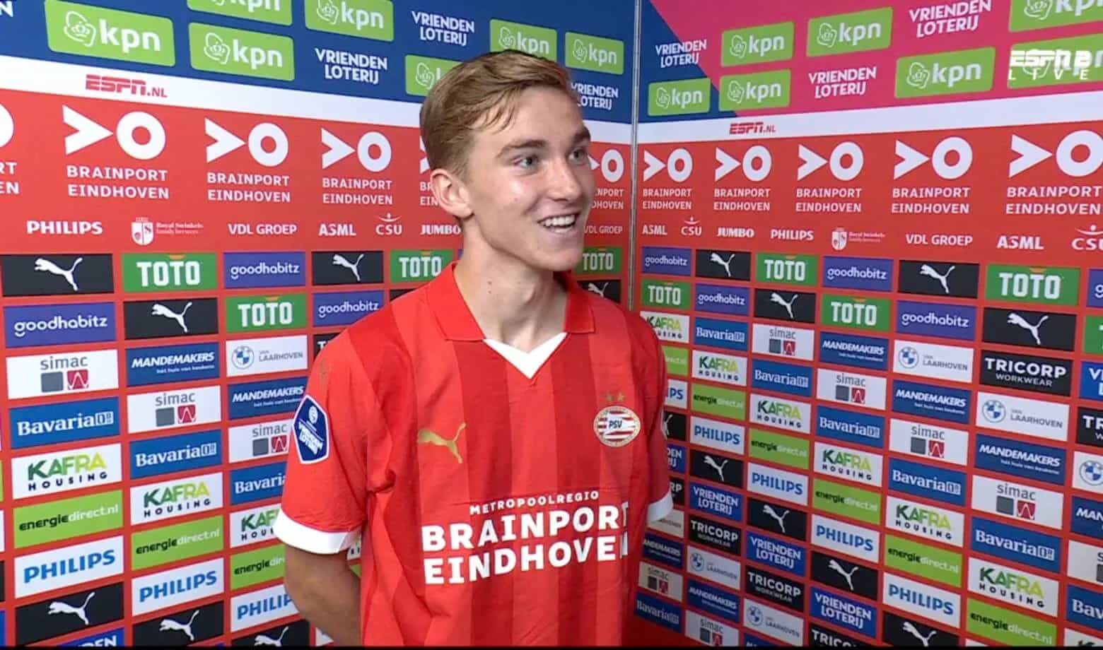 Tygo Land schept duidelijkheid over toekomst bij PSV: 'Dat bevalt gewoon heel goed'