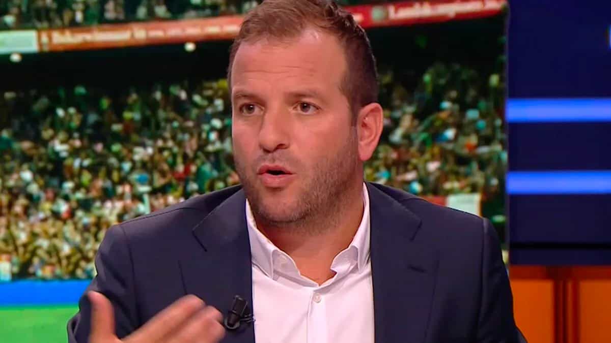 Causa da crítica feroz? “Van der Vaart estava bêbado na TV na Studio Voetbal”
