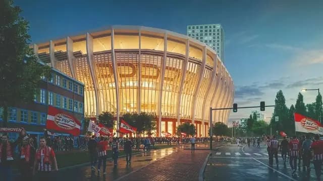 Capaciteit middels 3e ring naar 55000 plus | Philips Stadion ondergaat enorme metamorfose met totaal andere aanblik