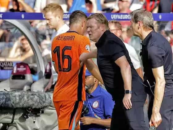 Andermaal flinke discussie over kwestie Veerman - Koeman: 'Weet je wat hij gewoon had moeten zeggen?'