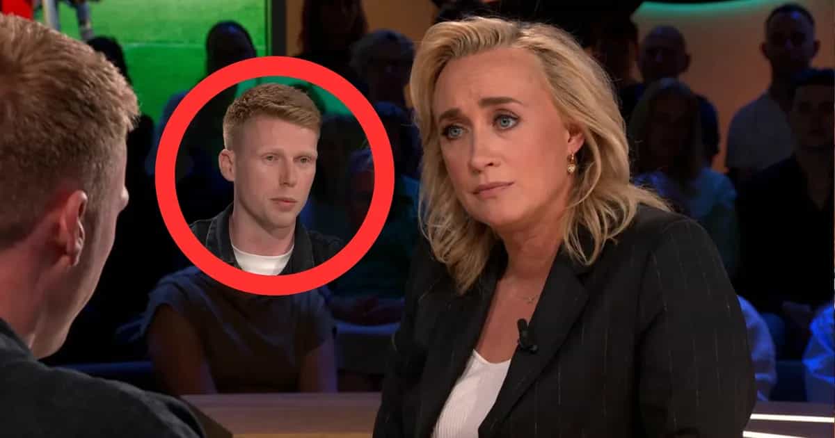 Eva Jinek le pregunta directamente a Jerdy Schouten: “¿Qué opina el Ajax de esta foto?”