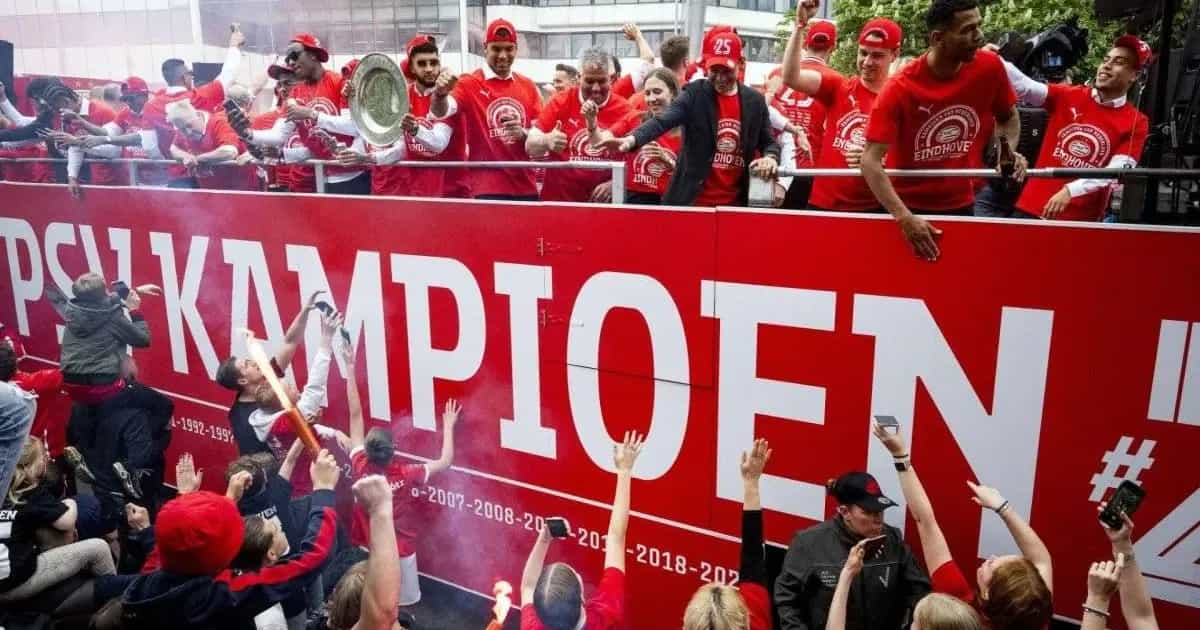 Huldiging PSV als kampioen dinsdag 7 april: dit is het volledige programma